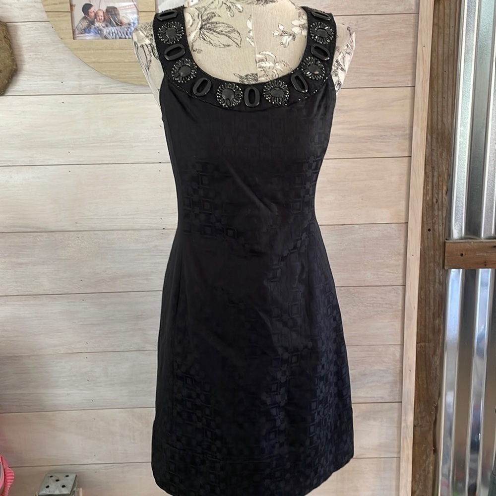 MIX ITe Black Classy Embellished Dress 6